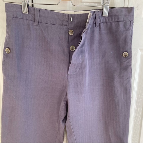 A.P.C. Slim Cotton Blend Pants Gray Size XS 33” Inseam - Picture 2 of 12